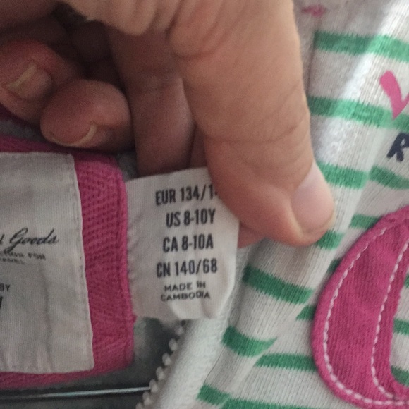 H&M Striped Hoodie Size 8-10 Years - Picture 8 of 8